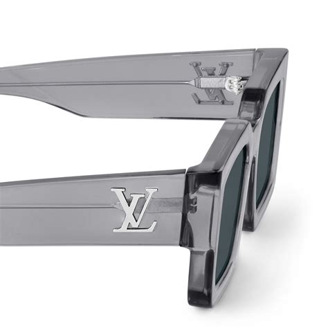 lv clash square sunglasses transparent